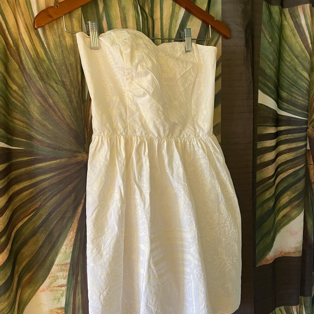 LILLY PULITZER MARTA STRAPLESS DRESS